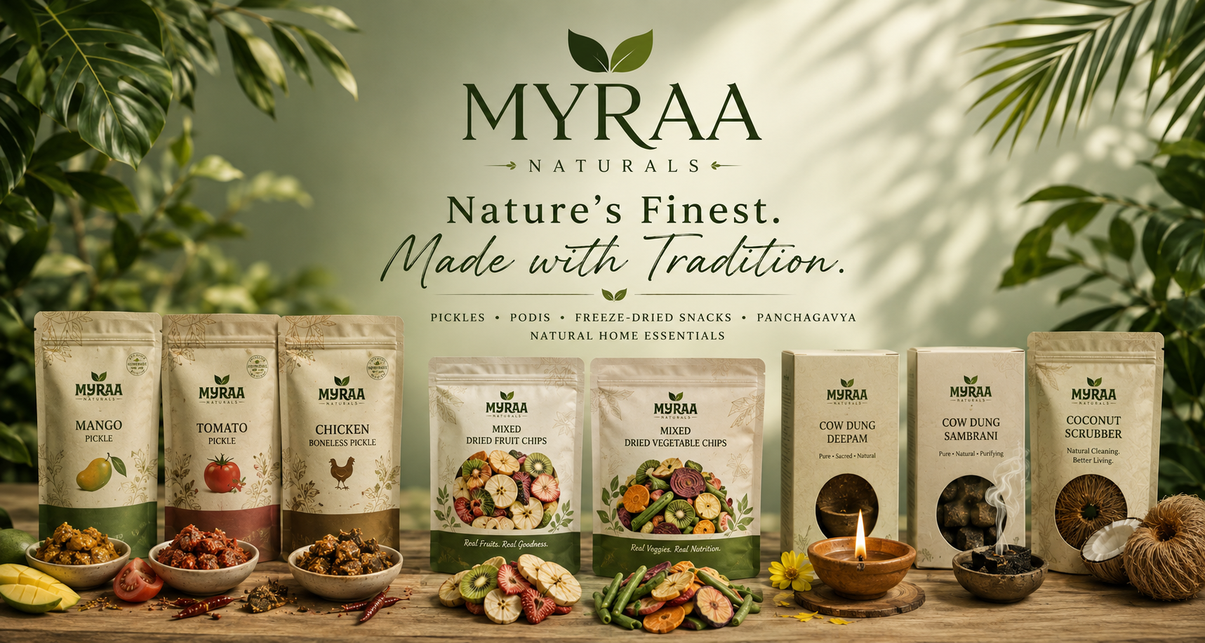 Myraa Naturals full product range