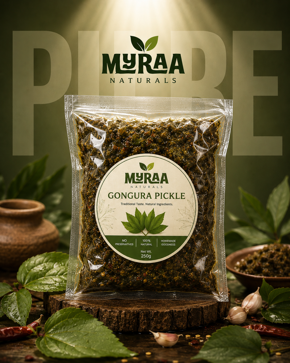 Gongura Pickle from Myraa Naturals