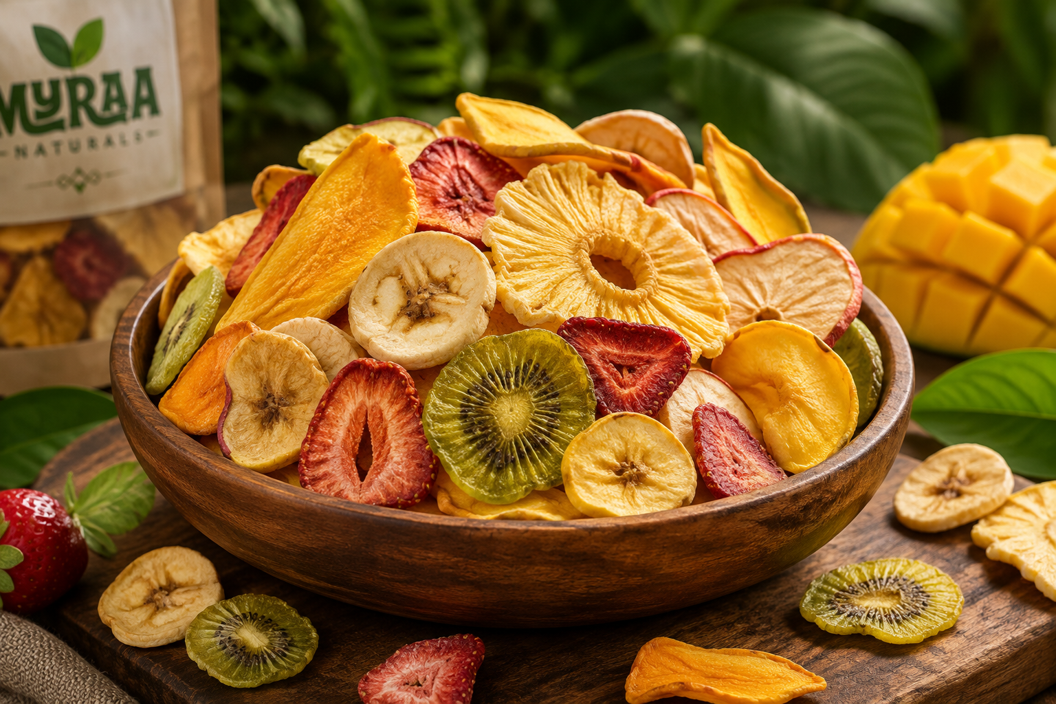 Mixed Dried Fruit Chips