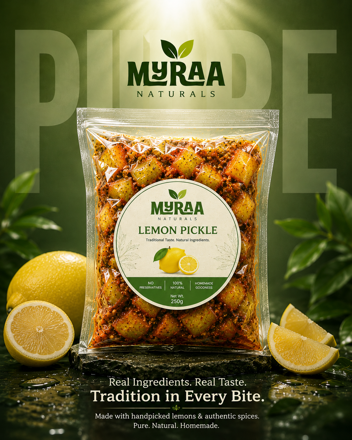 Lemon Pickle from Myraa Naturals