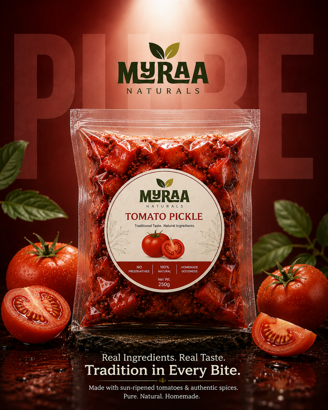 Tomato Pickle from Myraa Naturals